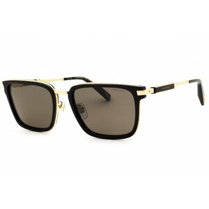NWT Chopard SCH375-700P Black Rectangle 57mm Sunglasses
